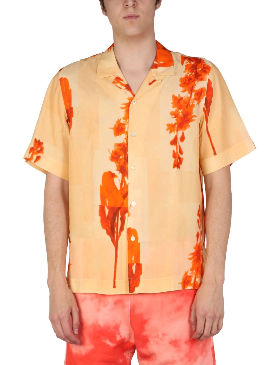 Paul Smith Printed Short-Sleeved Shirt