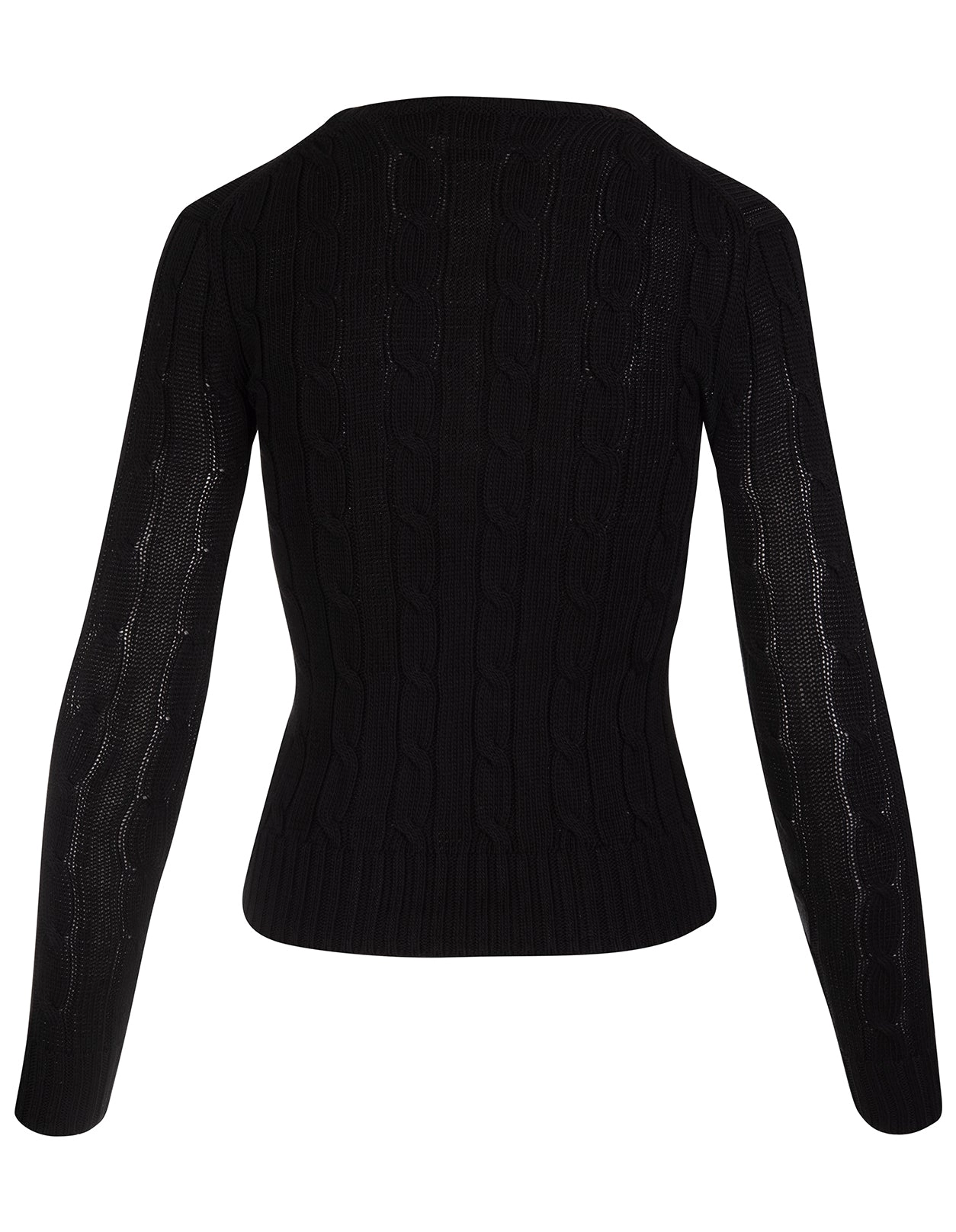 Polo Ralph Lauren Logo Embroidered Cable Knit Jumper