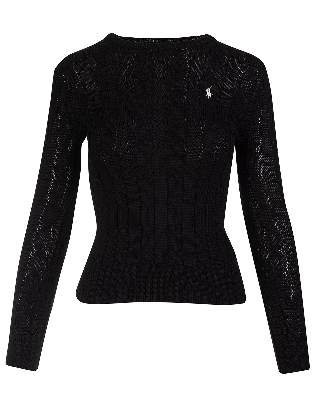 Polo Ralph Lauren Logo Embroidered Cable Knit Jumper