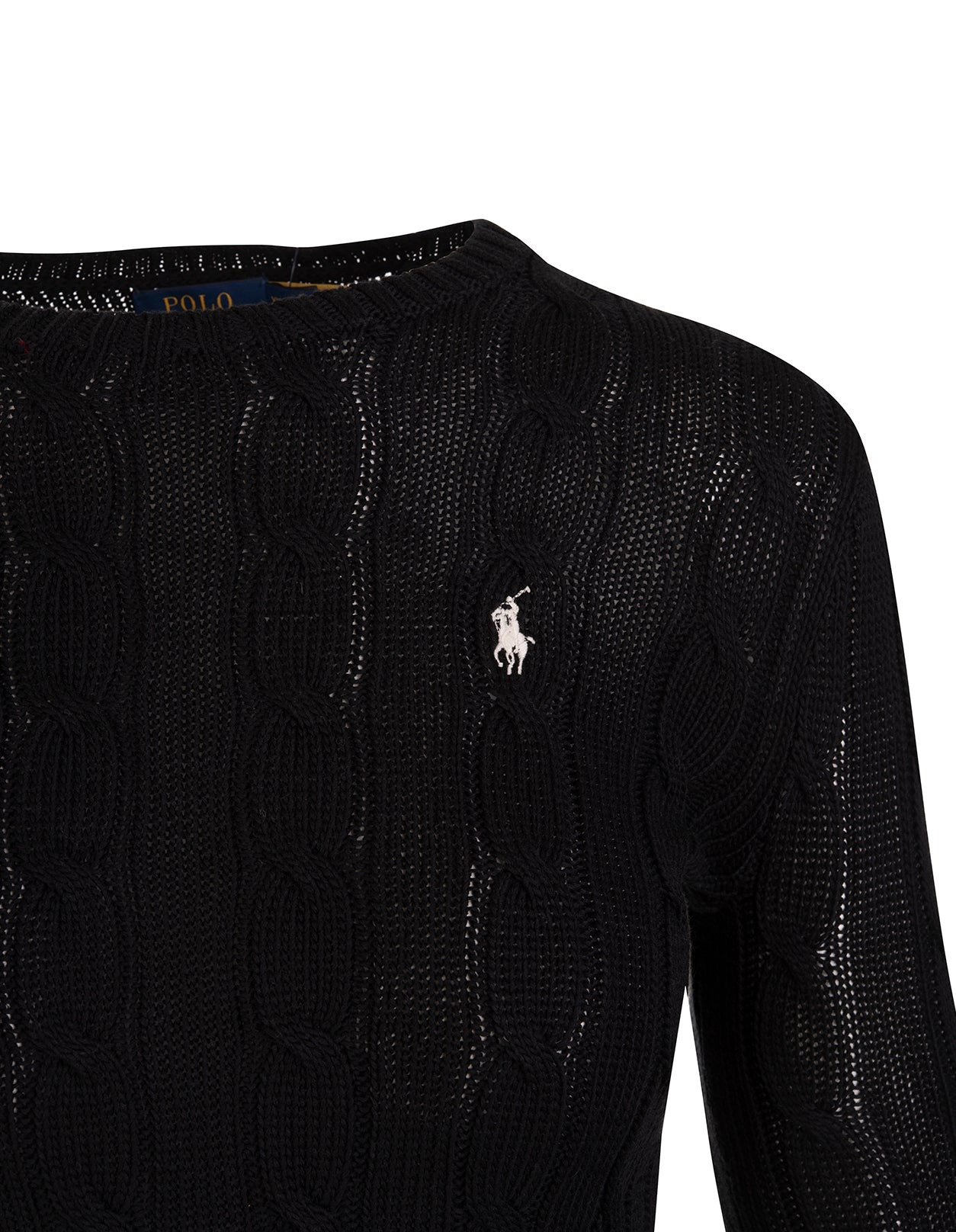 Polo Ralph Lauren Logo Embroidered Cable Knit Jumper