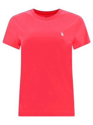 Polo Ralph Lauren Logo Embroidered Crewneck T-Shirt