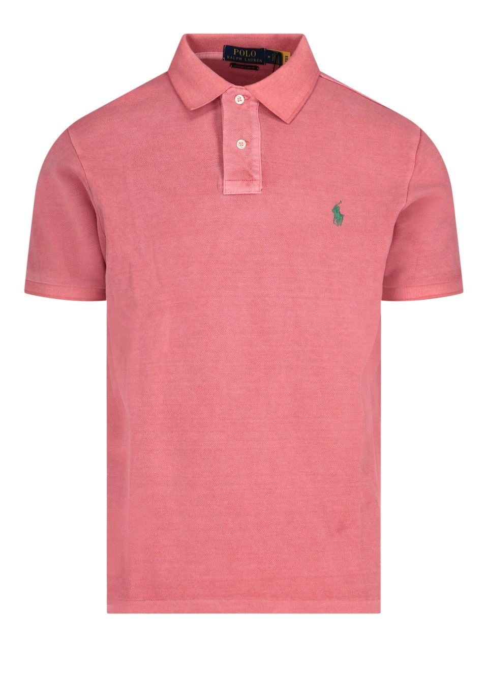 Polo Ralph Lauren Logo Embroidered Straight Hem Polo Shirt