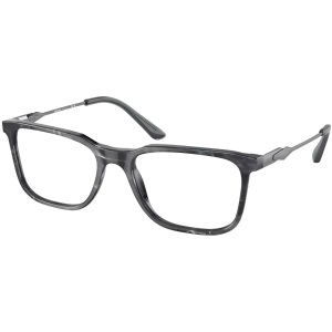 Prada Men's Eyeglasses - Graphite Stone Plastic Full Rim Square Frame | 0PR05ZV 13F1O1