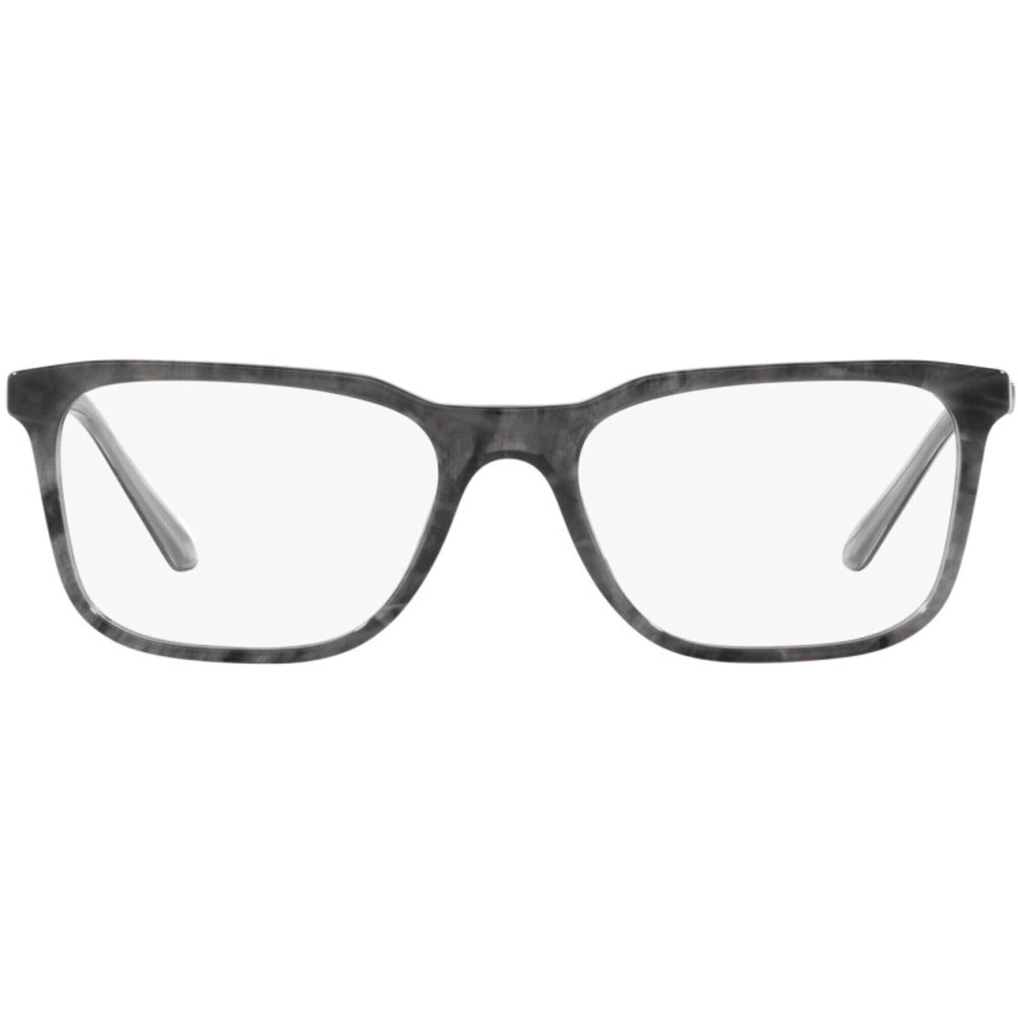 Prada Men's Eyeglasses - Graphite Stone Plastic Full Rim Square Frame | 0PR05ZV 13F1O1