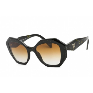 Prada Women's Sunglasses - Black Yellow Marble Plastic Butterfly | 0PR 16WS 19D6E1