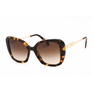 Prada Women's Sunglasses - Honey Tortoise Plastic Butterfly Frame | 0PR 03YS VAU6S1