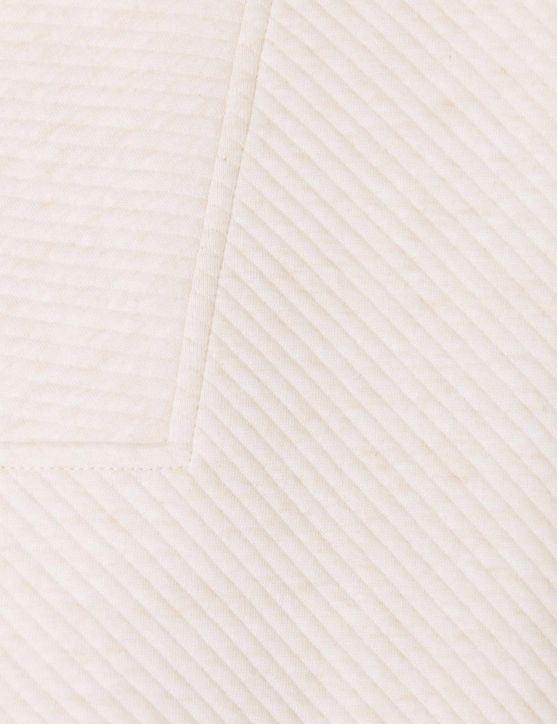 Radiant Half Zip Sweatshirt - Oatmeal Marl
