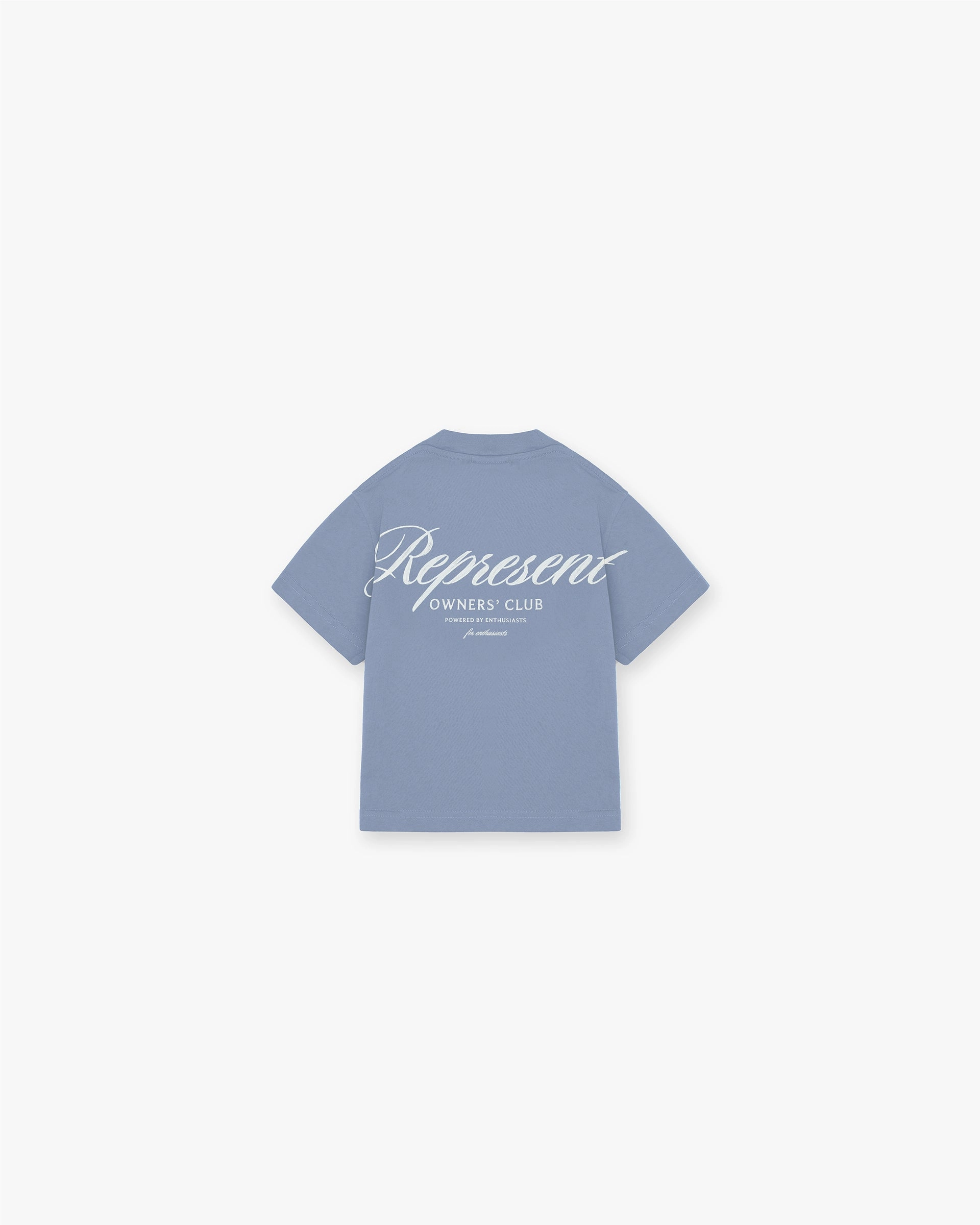 Represent Mini Owners Club Script T-Shirt - Baby Blue
