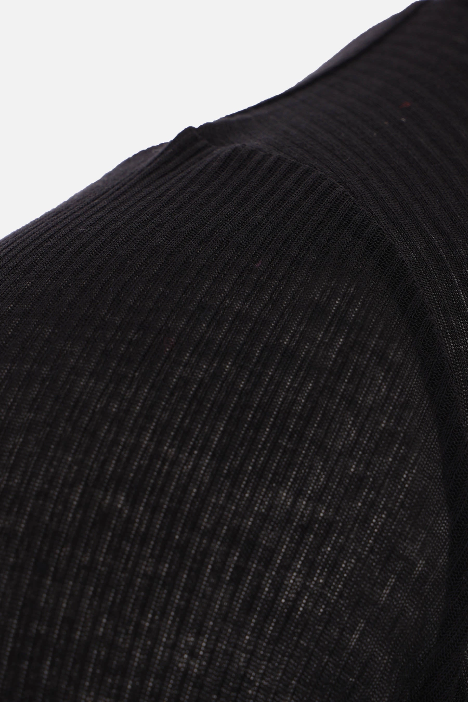 ribbed jersey long-sleeved t-shirt