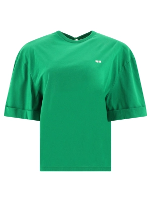 ROTATE Cut-Out Round Neck T-Shirt