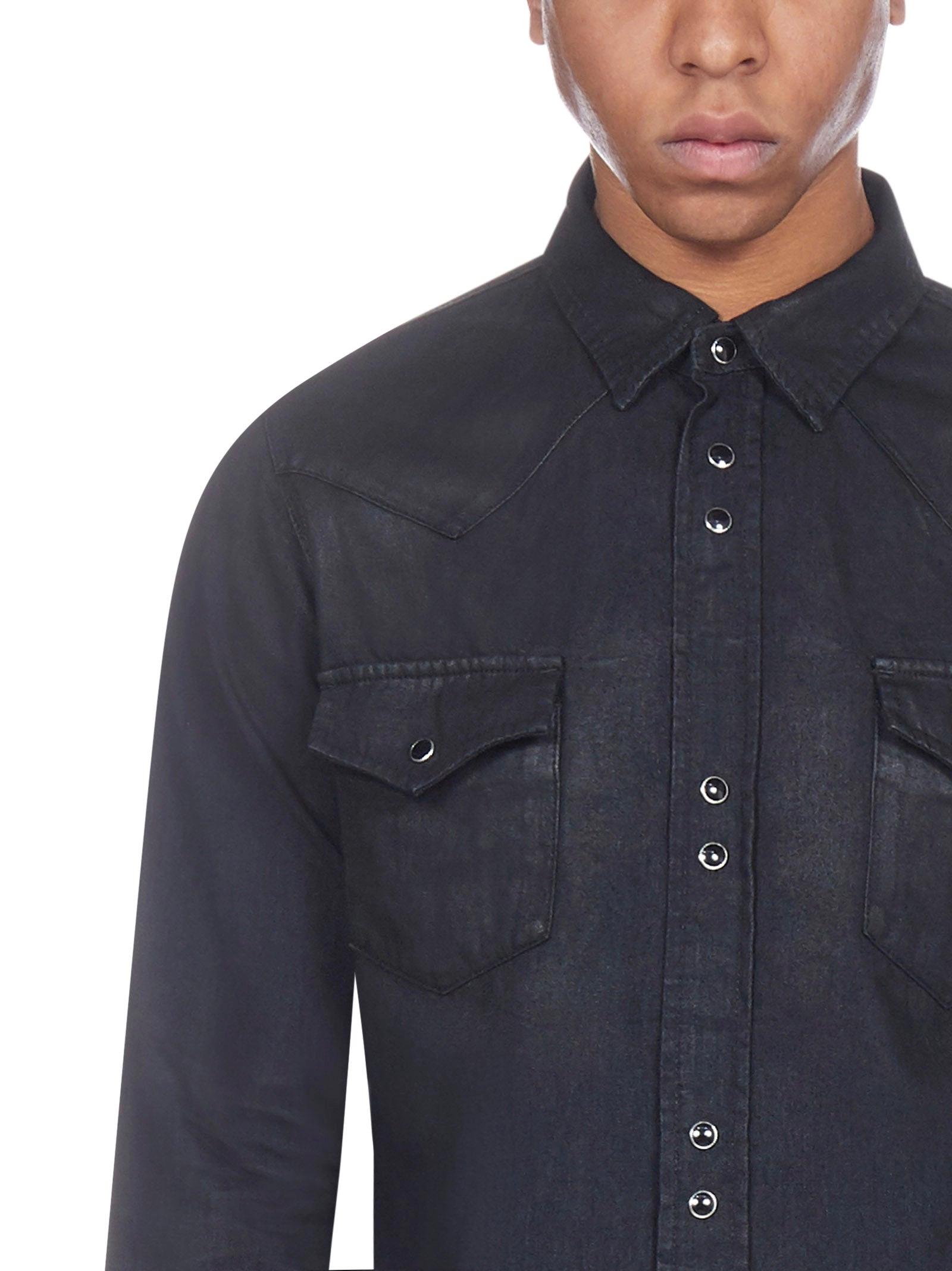 Saint Laurent Western Long-Sleeved Shirt