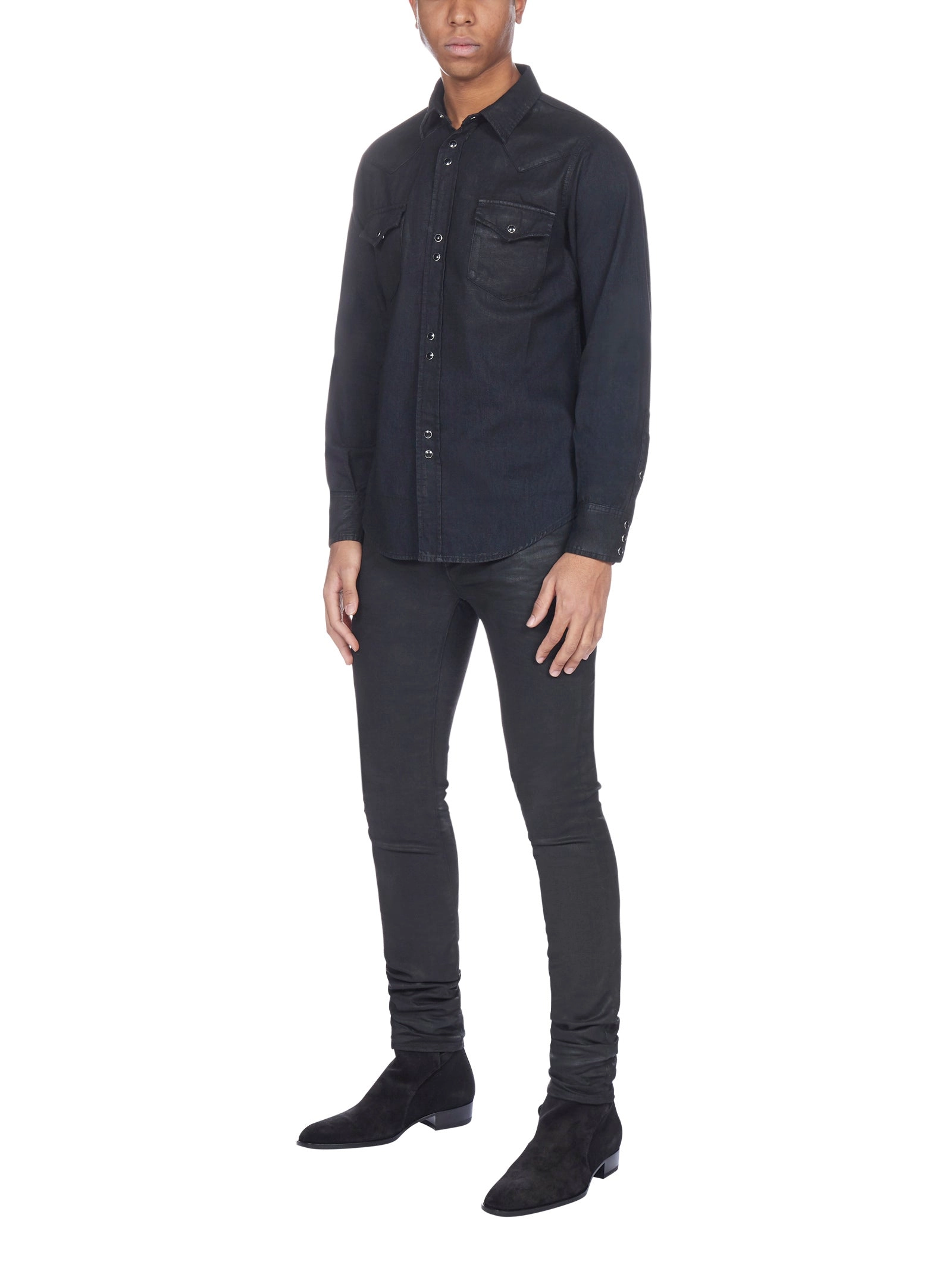 Saint Laurent Western Long-Sleeved Shirt