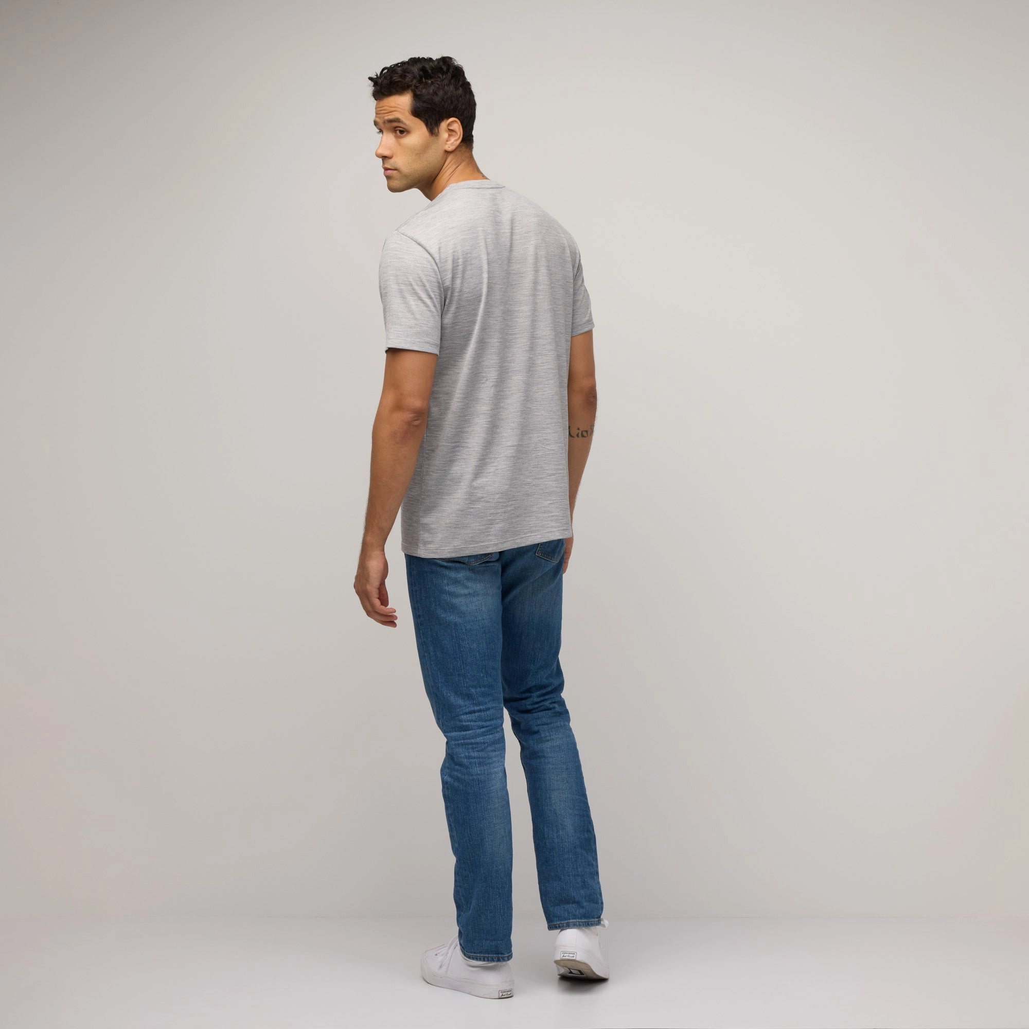 Signature Deep V-Neck Tee
