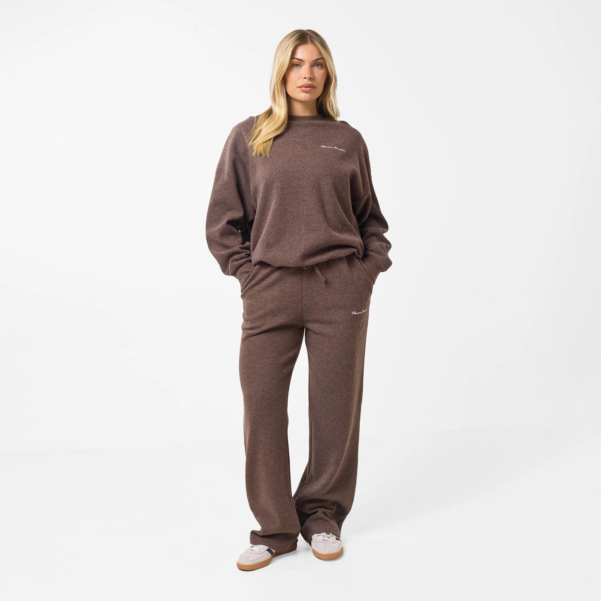 Soft Knit Crewneck I Coffee