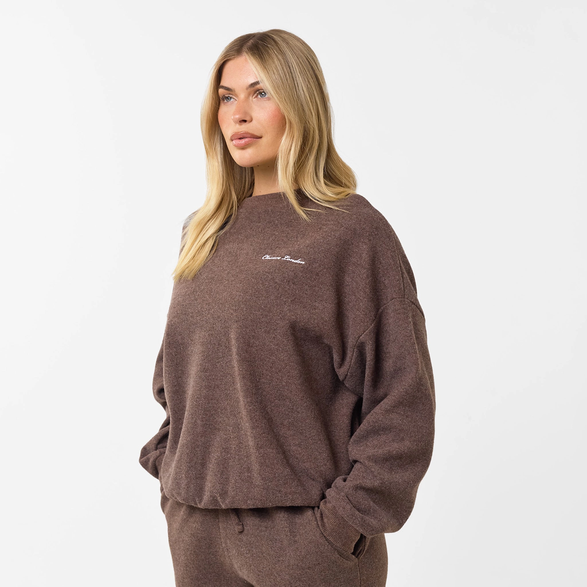 Soft Knit Crewneck I Coffee
