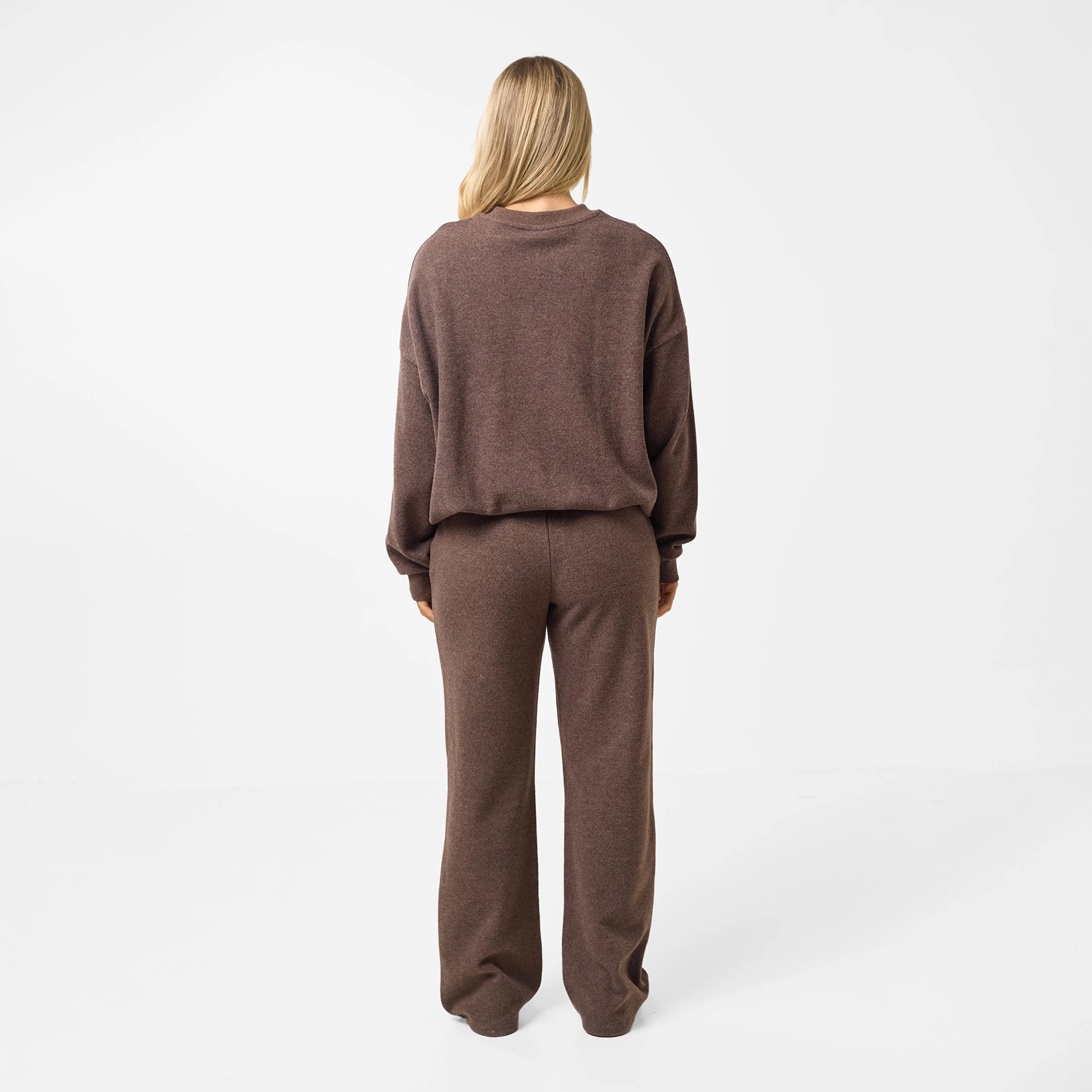 Soft Knit Crewneck I Coffee
