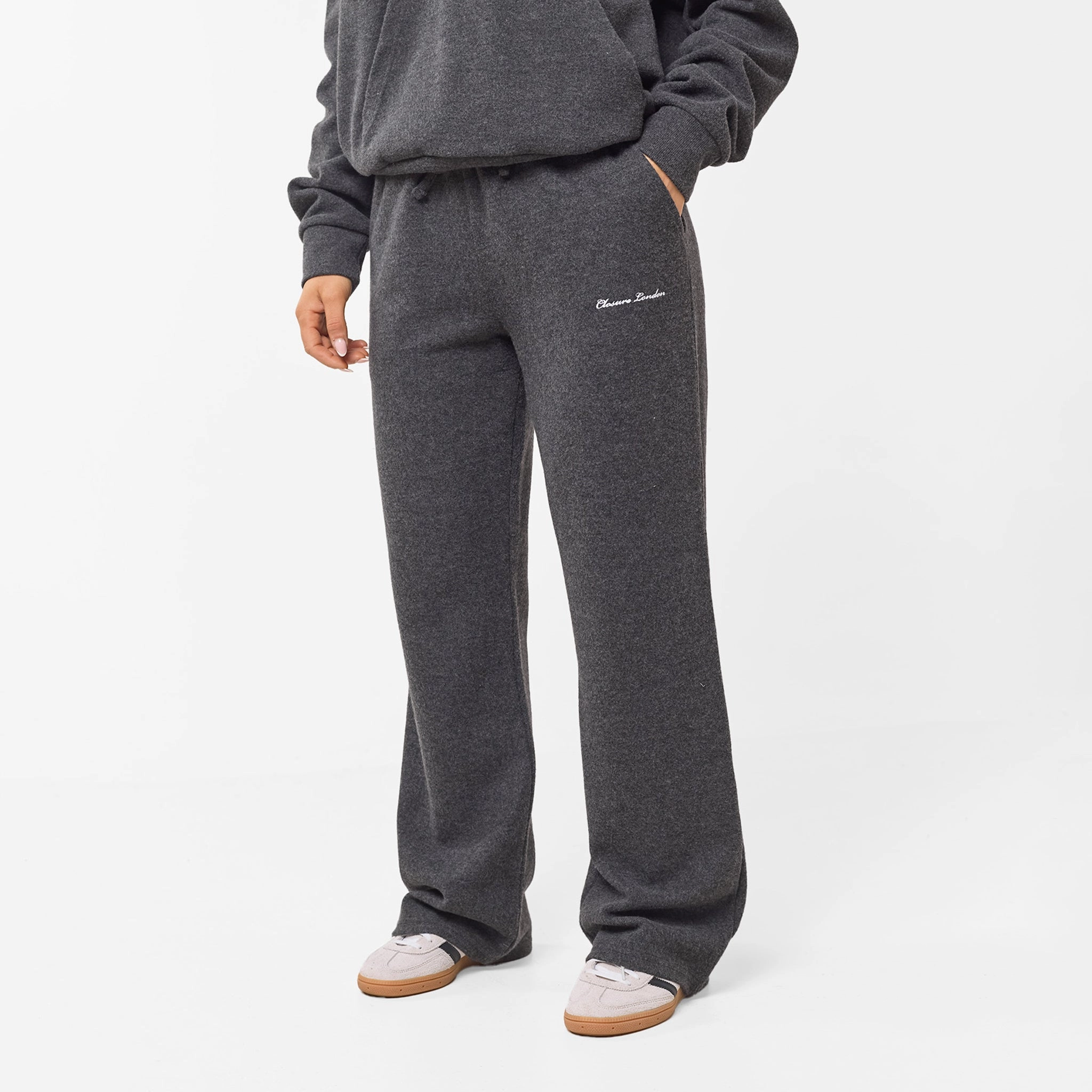 Soft Knit Tracksuit | Charcoal