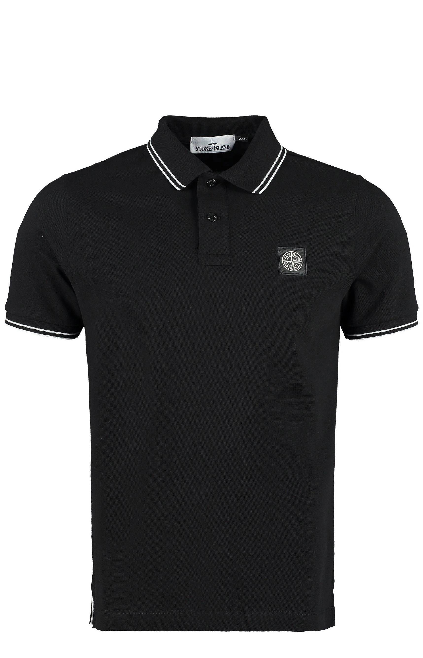 Stone Island Logo Patch Polo Shirt