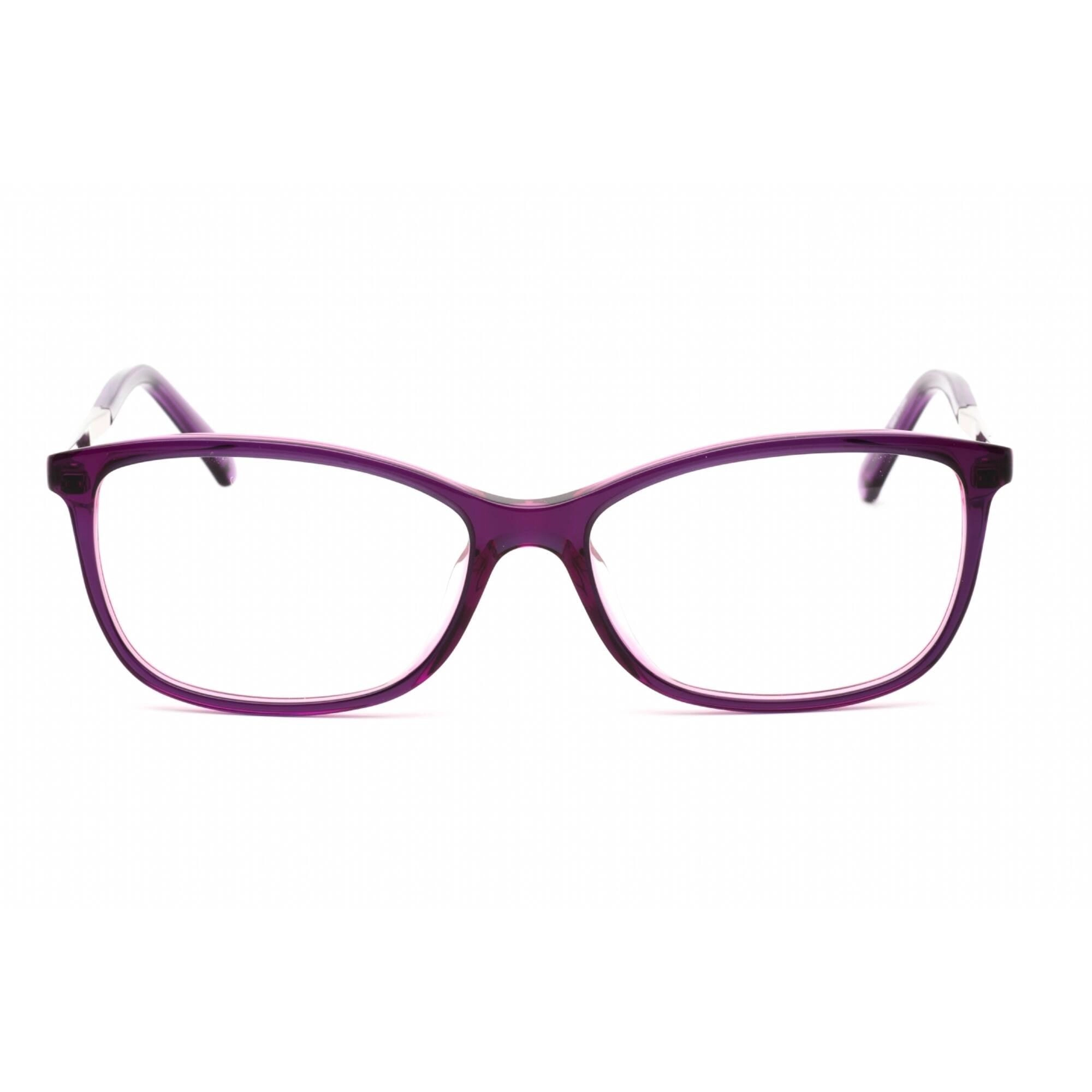 Swarovski Women's Eyeglasses - Full Rim Rectangular Violet Plastic Frame | SK5412 083