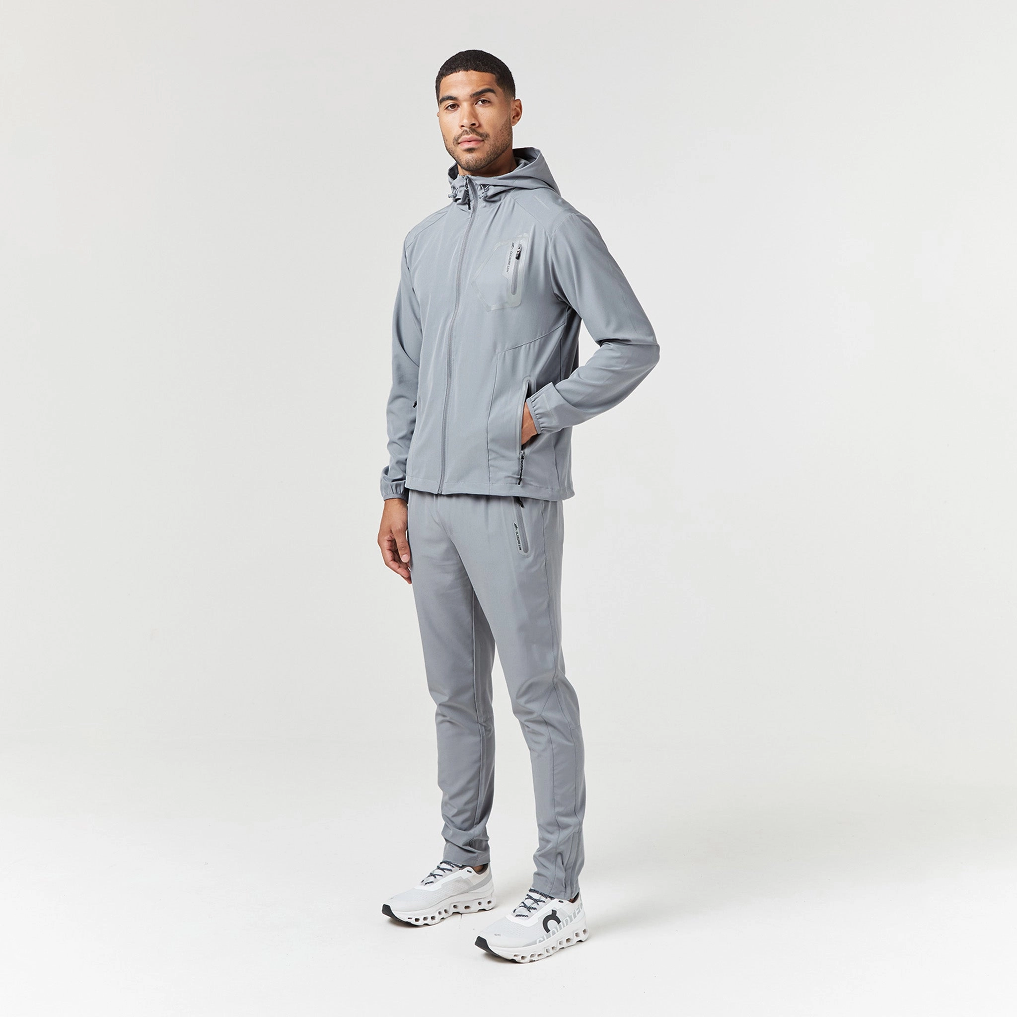 Tech Pocket Tracksuit | Mid Grey