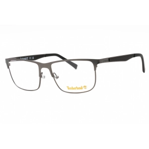 Timberland Men's Eyeglasses - Matte Dark Nickeltin Rectangular Frame | TB1710 007