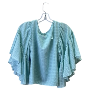Top 3/4 Sleeve By Vince Camuto In Aqua, Size:Xs