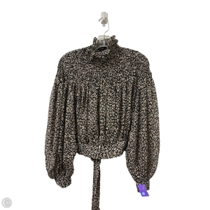 Top Long Sleeve By Bardot In Animal Print, Size: Xs
