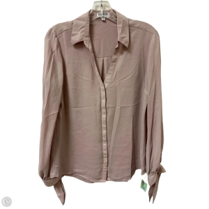 Top Long Sleeve By Express In Pink, Size: M