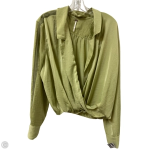 Top Long Sleeve By Free People In Green, Size: L