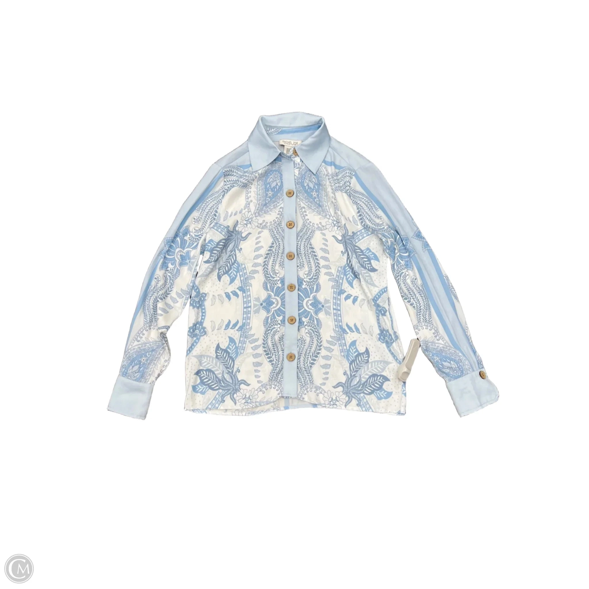 Top Long Sleeve By Rachel Zoe In Blue, Size: Xs