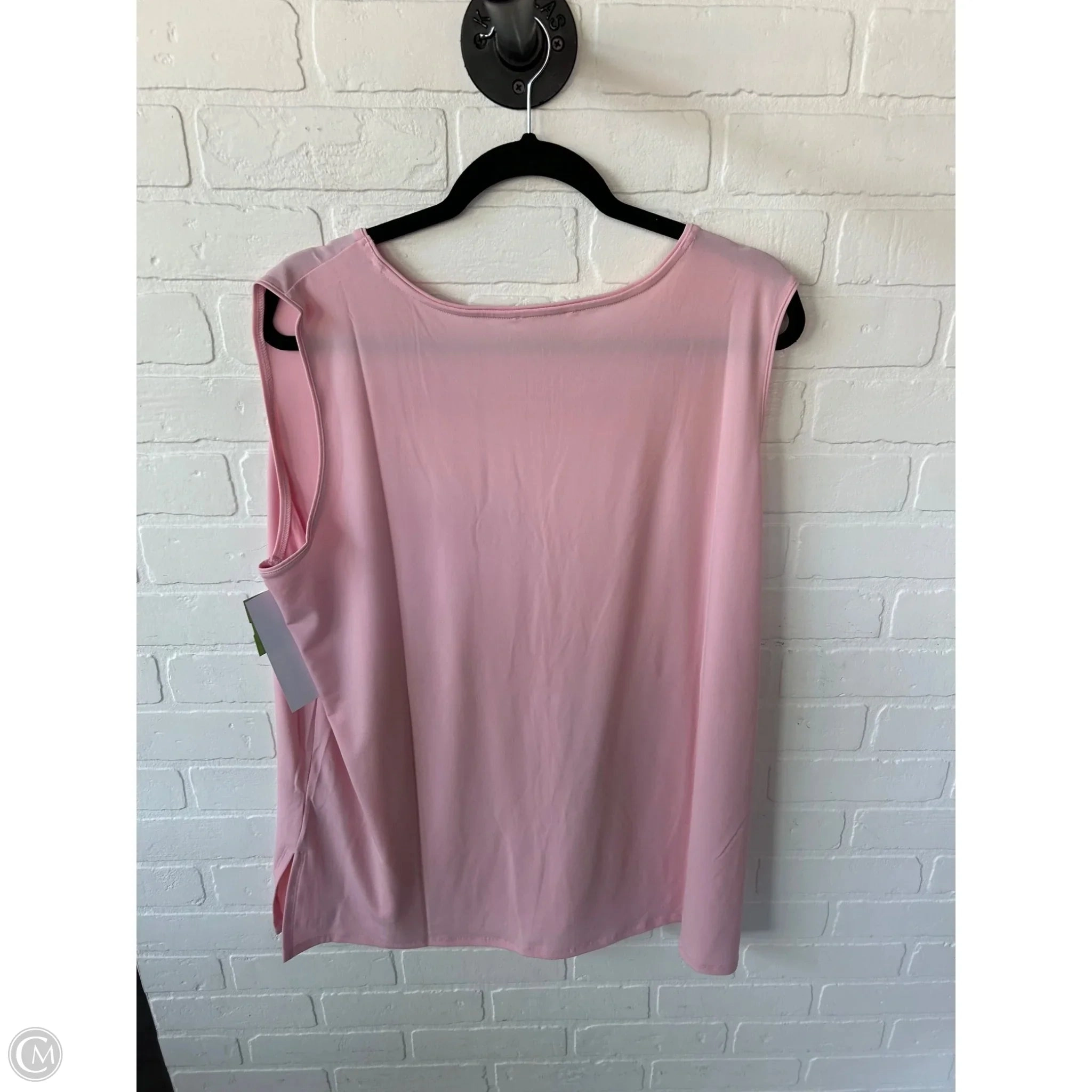 Top Sleeveless Basic By Zenana Outfitters In Pink, Size: 2x