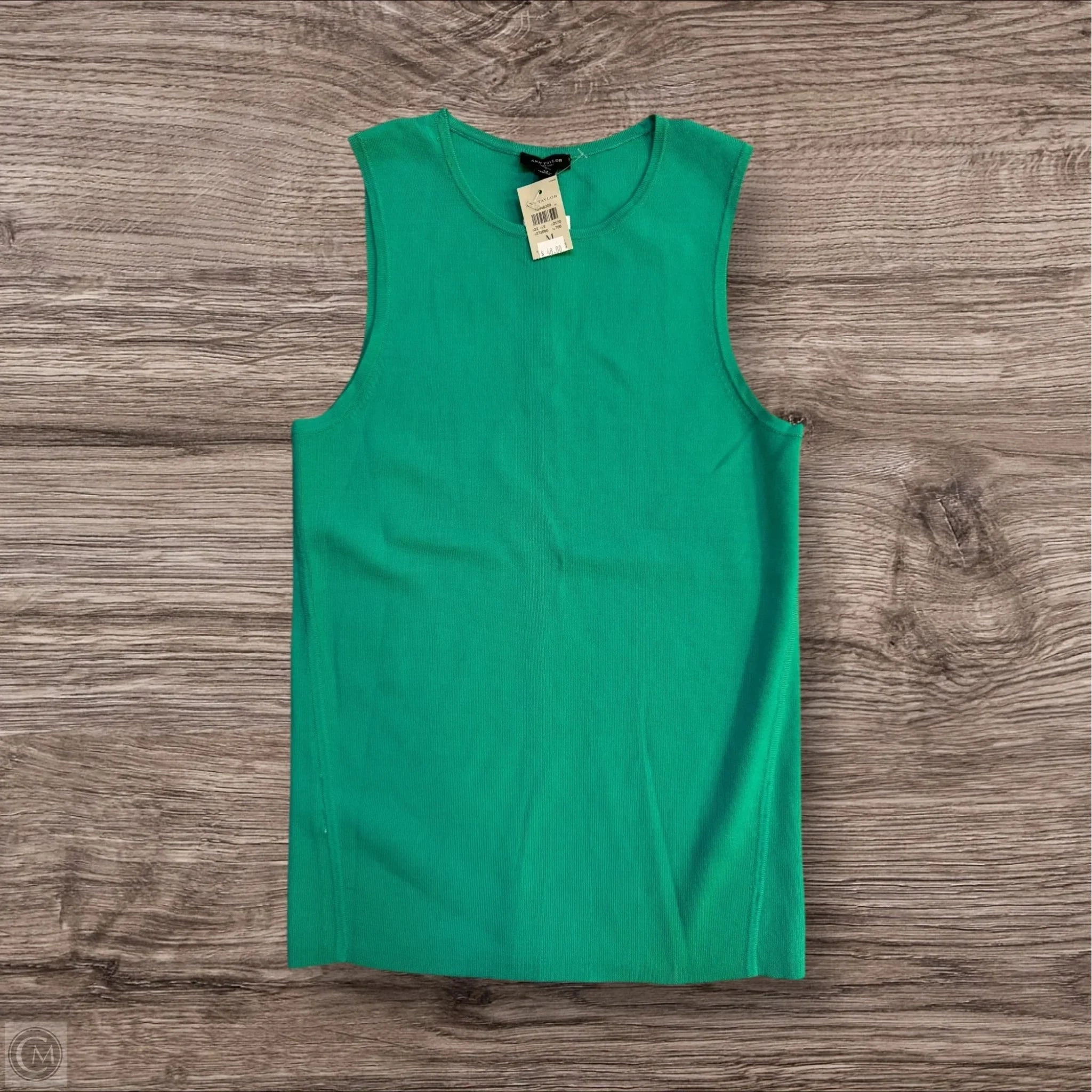 Top Sleeveless By Banana Republic In Grey & Yellow, Size: 2p