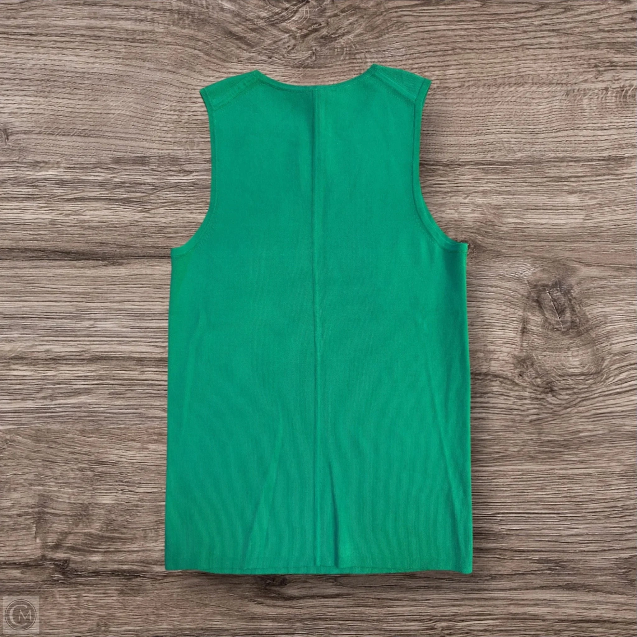 Top Sleeveless By Banana Republic In Grey & Yellow, Size: 2p