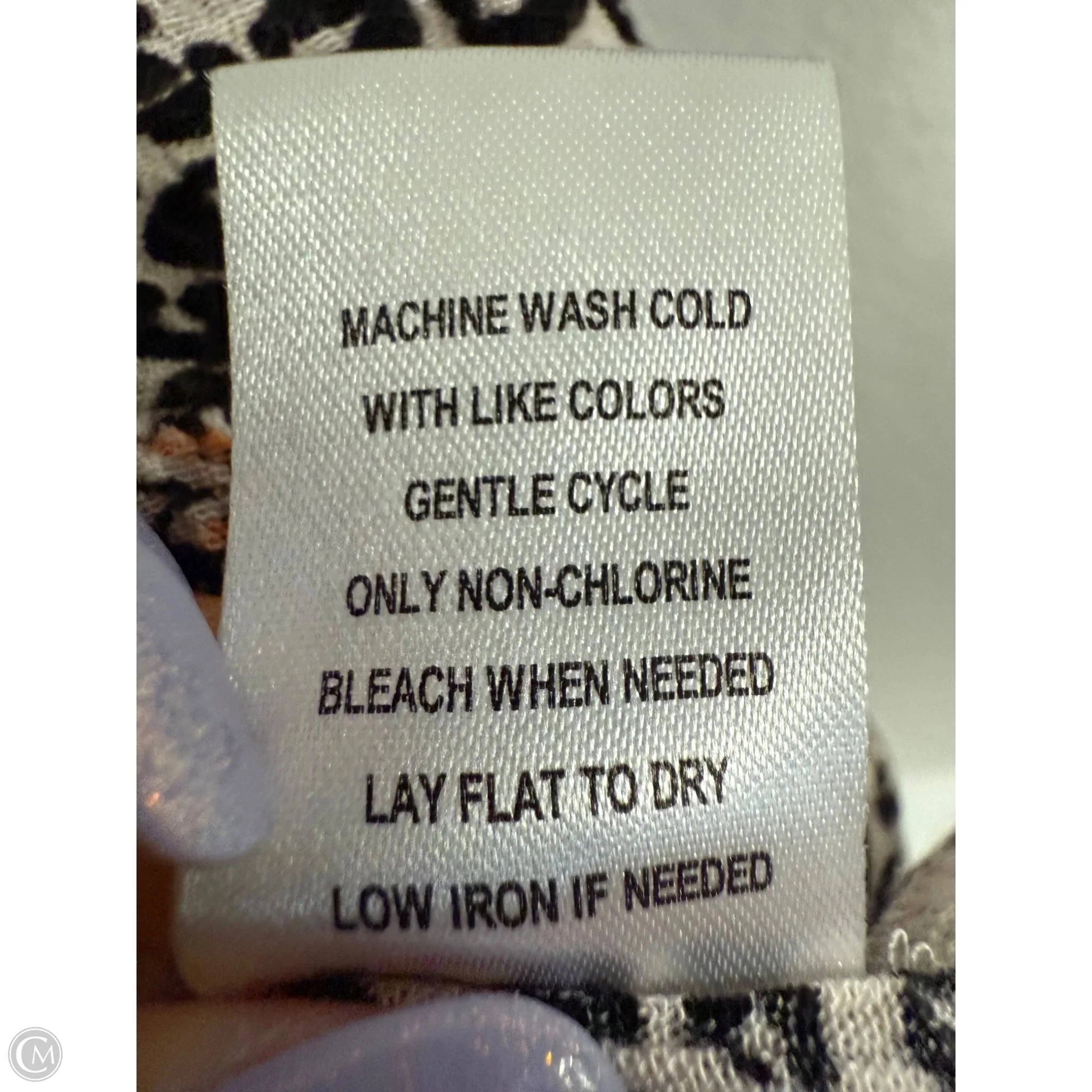 Top Sleeveless By Cme In Leopard Print, Size: M