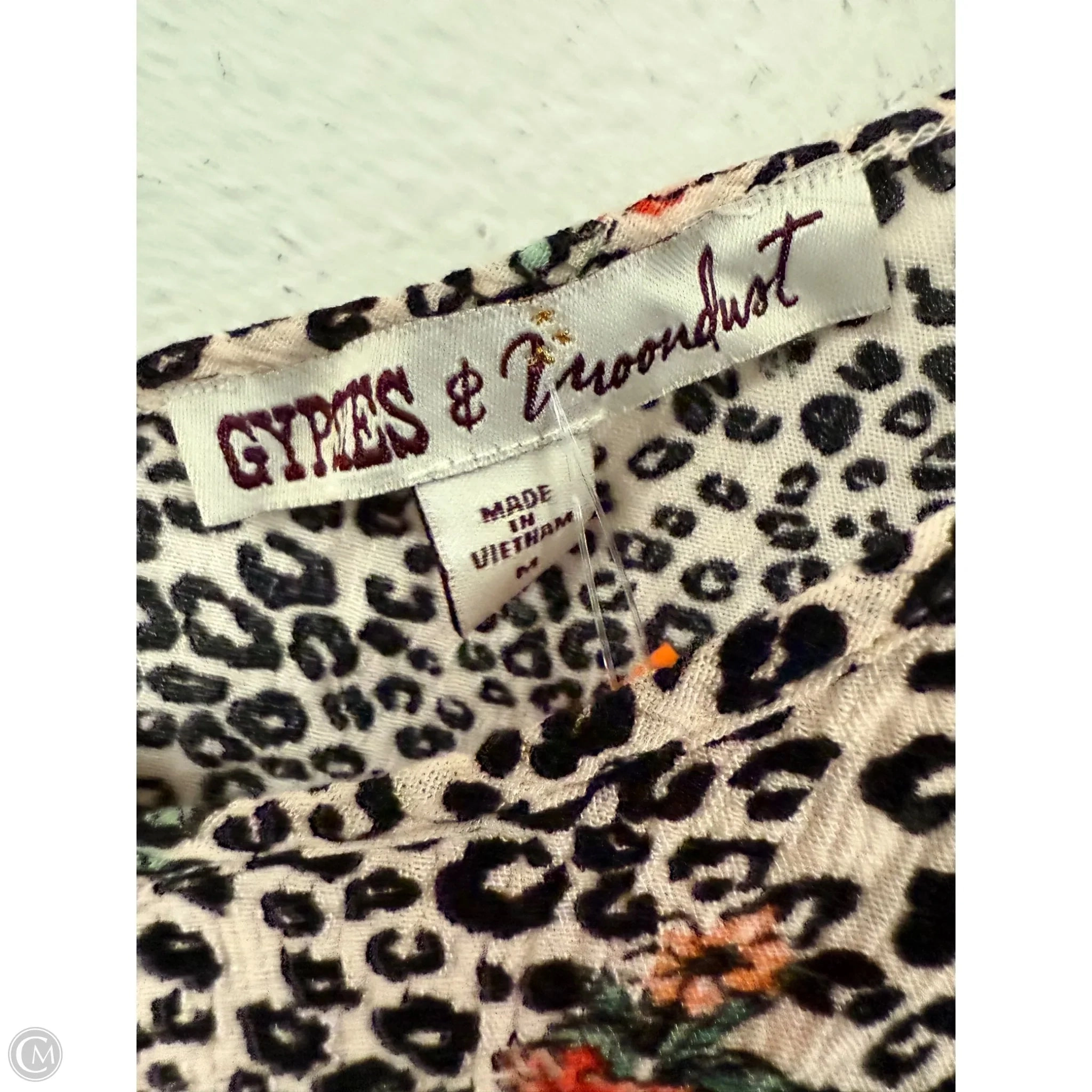 Top Sleeveless By Cme In Leopard Print, Size: M