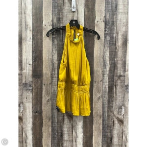 Top Sleeveless By Nine West In Gold, Size: M