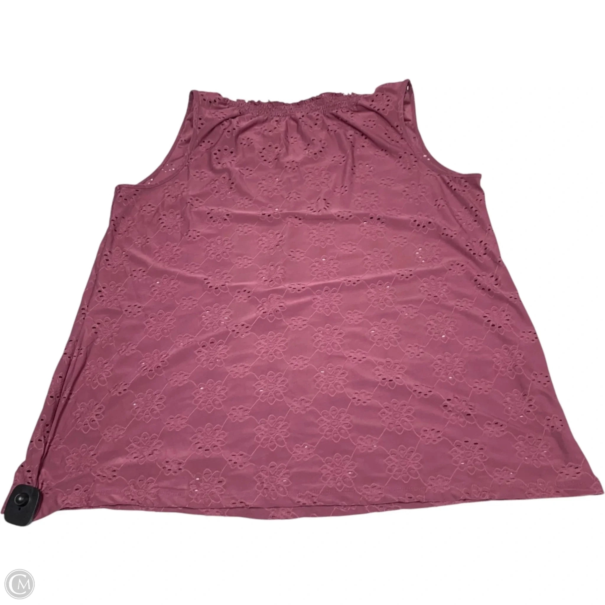 Top Sleeveless By Perseption Concept In Purple, Size: 2x