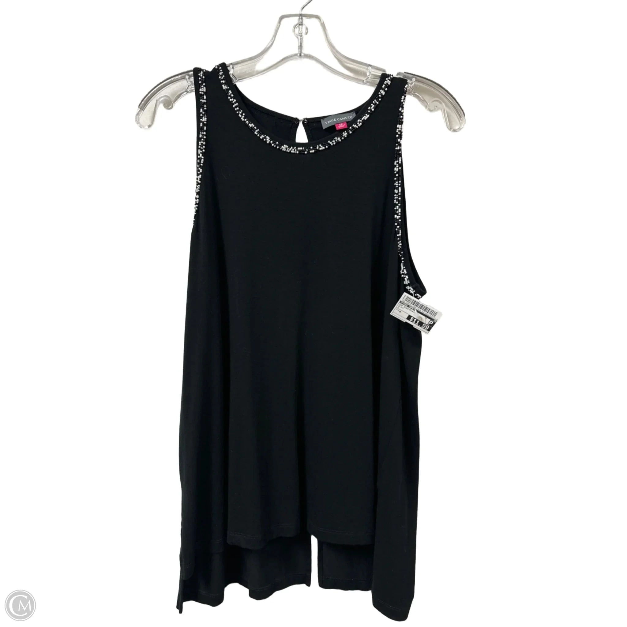 Top Sleeveless By Vince Camuto In Black, Size: M