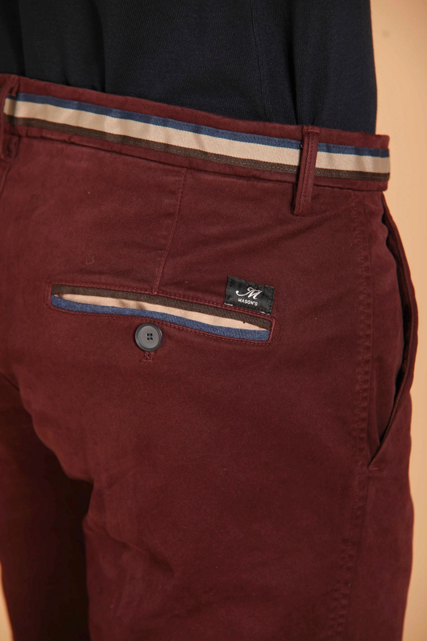 Torino Winter men's chino pants in gabardine stretch slim fit 