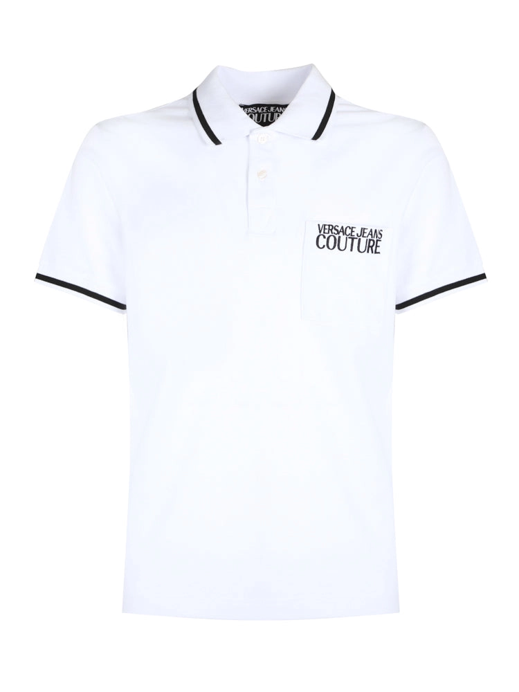 Versace Jeans Couture Logo Printed Polo Shirt