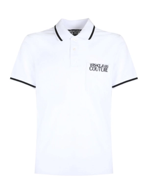 Versace Jeans Couture Logo Printed Polo Shirt