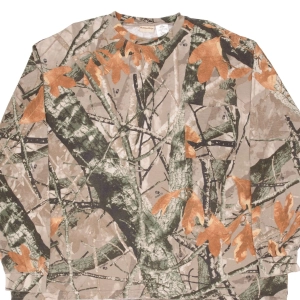 VINTAGE HUNTING FUSION 3D CAMO LONG SLEEVE POCKET TEE SHIRT SIZE 3XL
