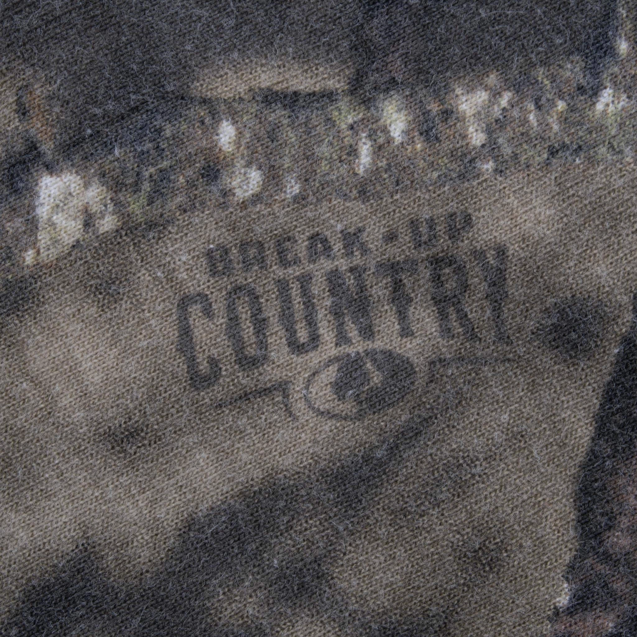 VINTAGE HUNTING MOSSY OAK BREAK UP CAMO LONG SLEEVE TEE SHIRT LARGE