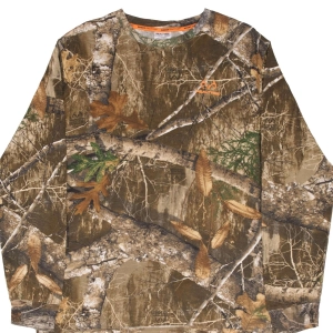 VINTAGE HUNTING REALTREE EDGE CAMO LONG SLEEVE POCKET TEE SHIRT SIZE XL