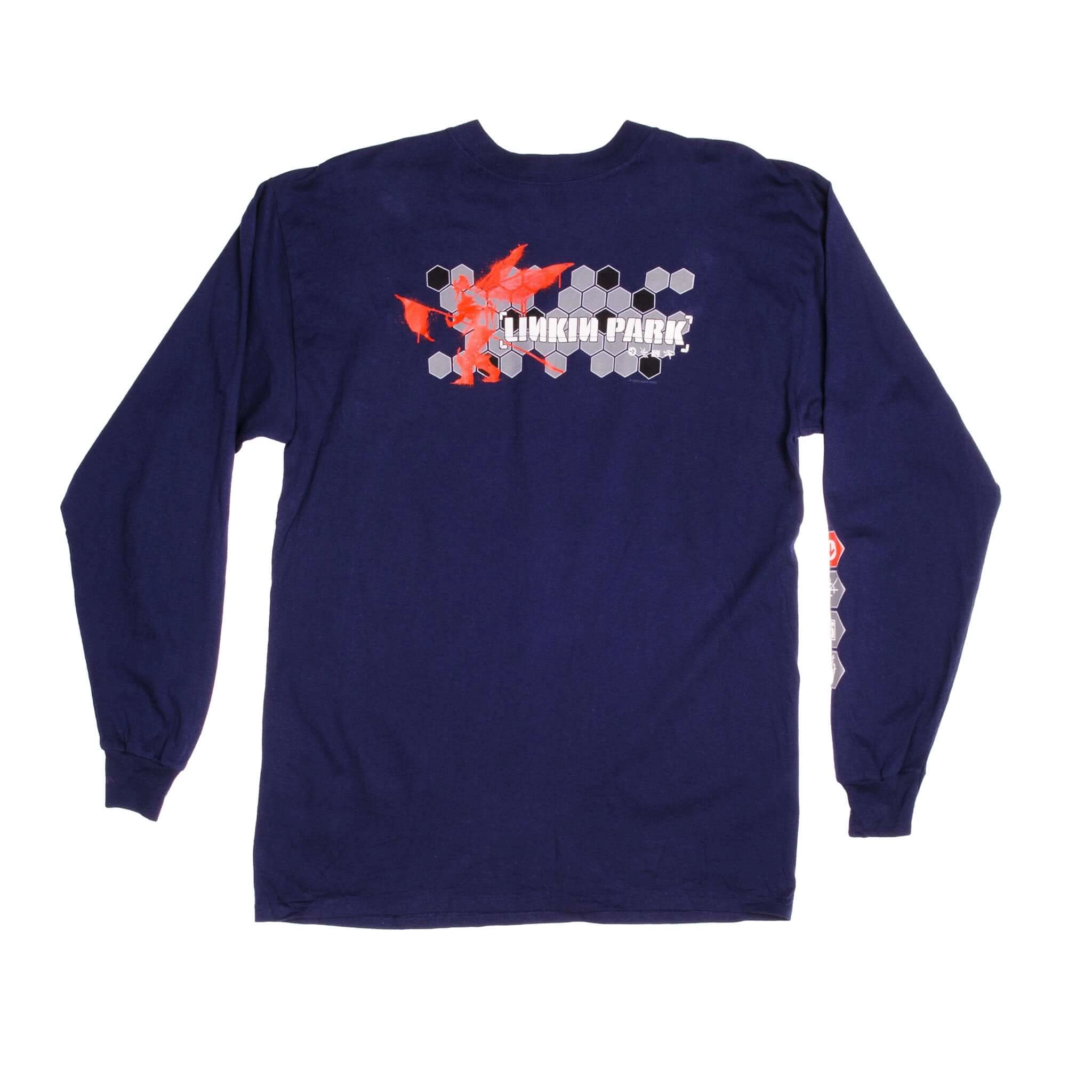 VINTAGE LINKIN PARK LONG SLEEVE TEE SHIRT 2002 SIZE LARGE