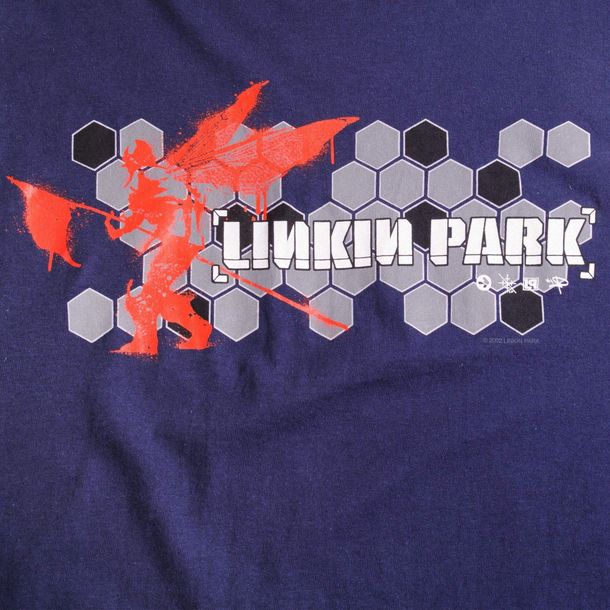 VINTAGE LINKIN PARK LONG SLEEVE TEE SHIRT 2002 SIZE LARGE