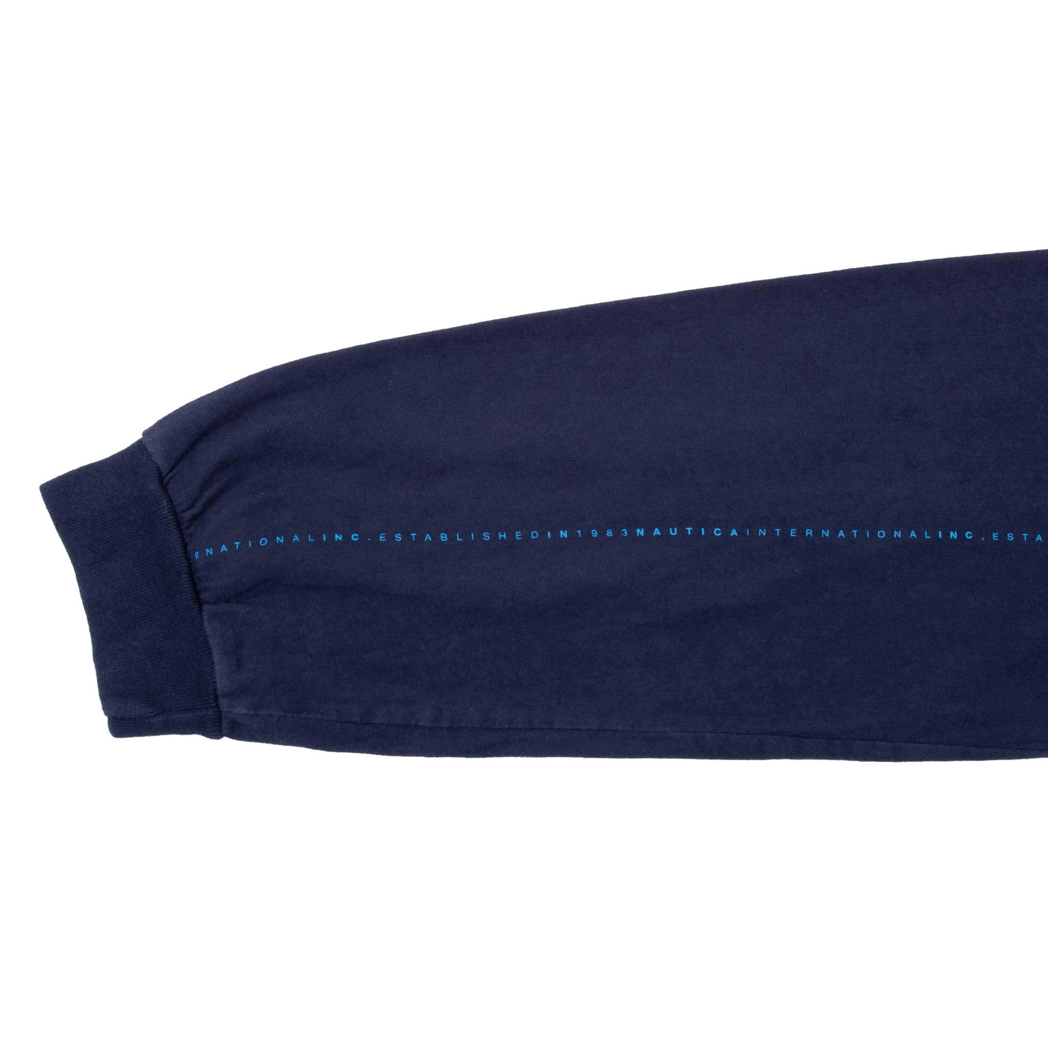 VINTAGE NAUTICA BLUE LONG SLEEVE TEE SHIRT 2000S XL