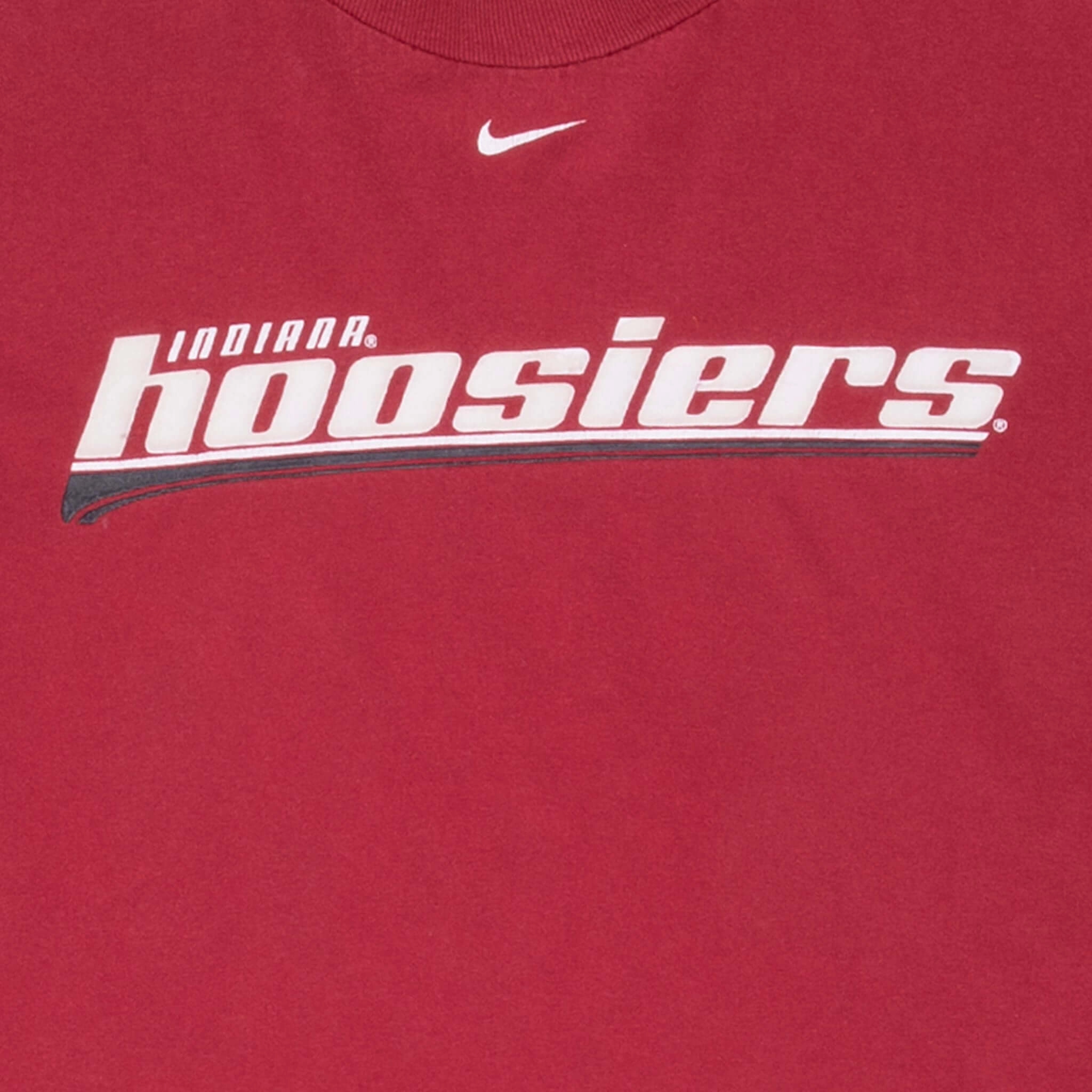 VINTAGE NIKE NCAA HOOSIERS 2000S LONG SLEEVE TEE SHIRT 2XL