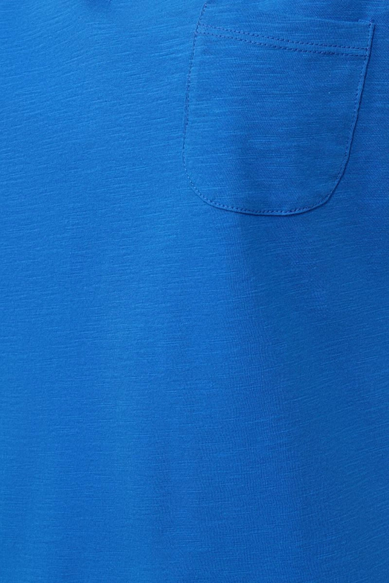Viva V Ss Pocket Basic 122317 | Nebulas Blue | T-Shirt fra Freequent