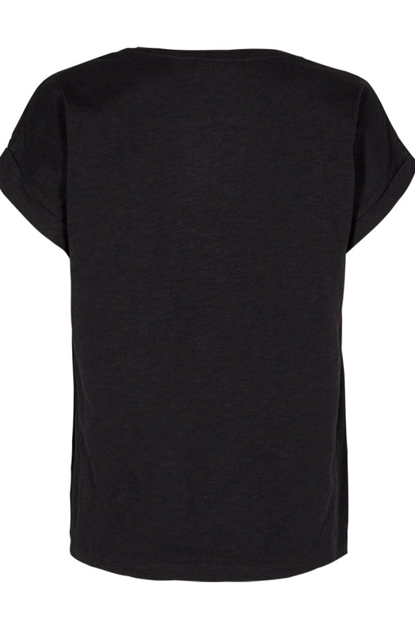 Viva V SS Pocket Basic | Sort | T-shirt fra Freequent